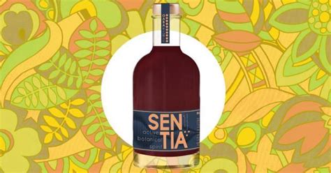 The liquor is light yellow, but it turns the lips and mouth black. . Sentia drink review
